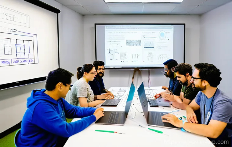 오픈소스 하드웨어의 창업 생태계 - **The "Eureka" Moment in a Home Lab**
    A young, diverse individual (wearing comfortable, casual c...